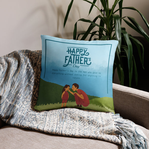 Father’s Day Sentiment Pillow – Giftomory - - Cushions