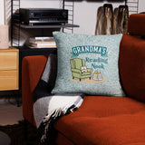 Grandma's Storytime Seat - A Cushion for Comfort - 22″×22″ - Pillows