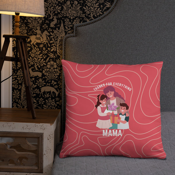 Heartfelt Thanks - Celebrating Mama's Love - - Basic PIllow