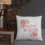 Blossoming Remembrance - Tender Heart Pillow - - Pillows