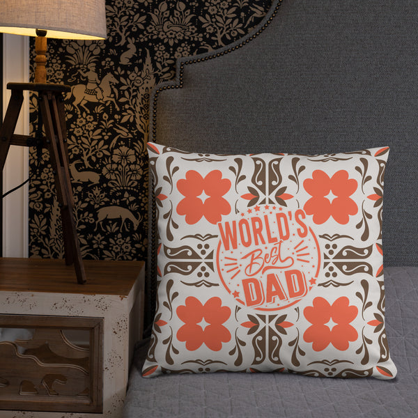 World’s Best Dad – Giftomory Basic Pillow - - Cushions