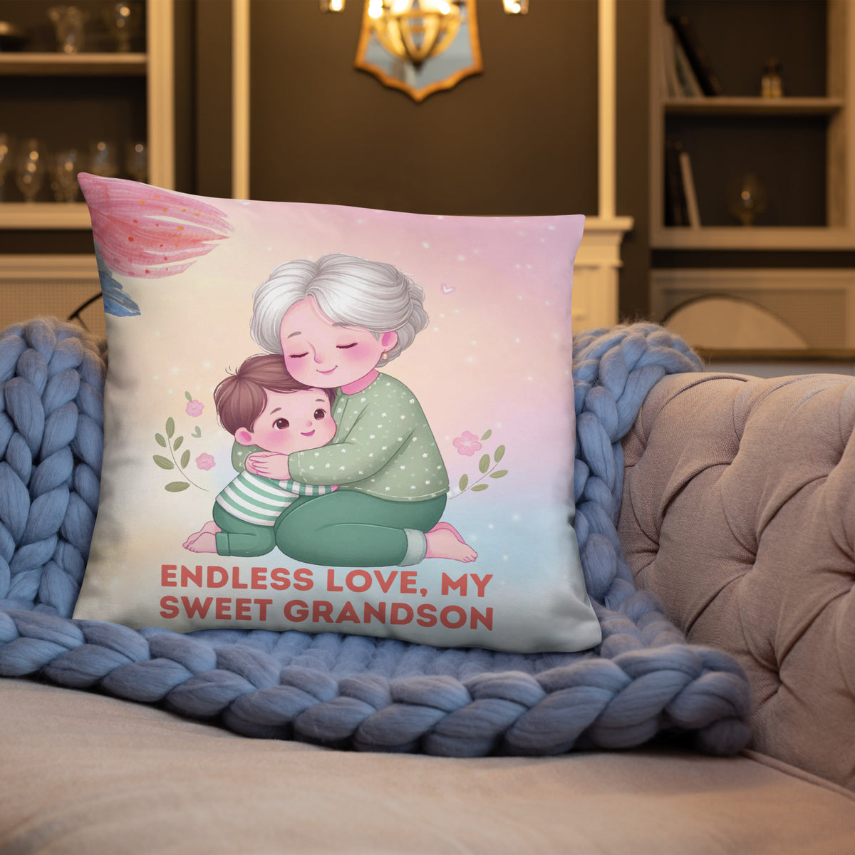 Sweet Moments - A Grandmother's Love - - Pillows