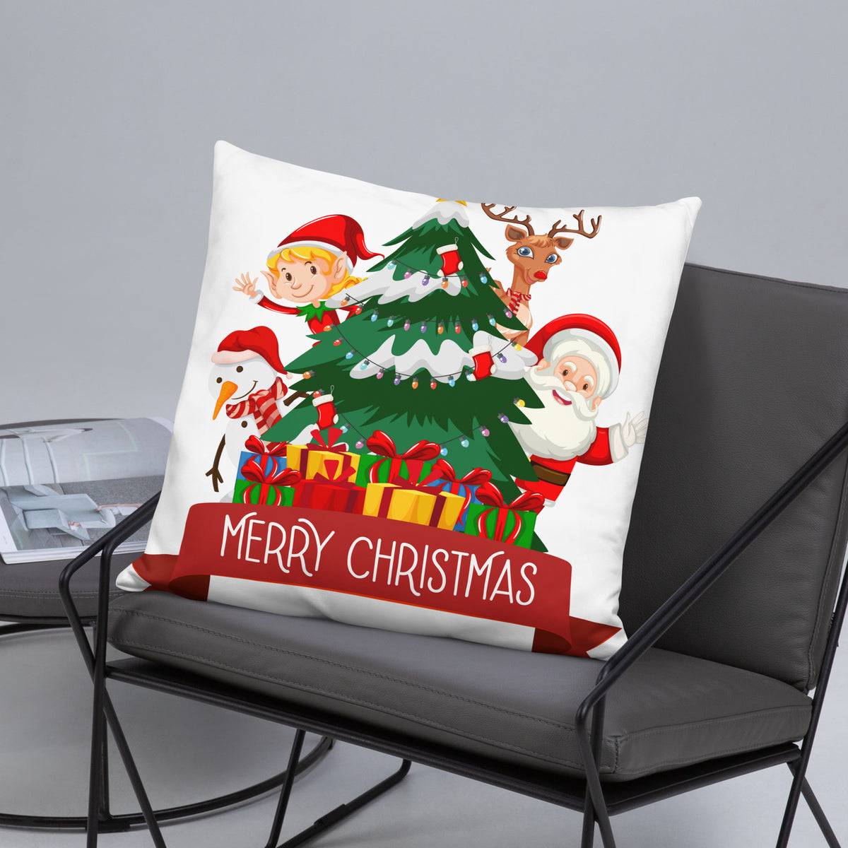 Seasonal Smiles - Festive Friends Pillow - - Hoodies