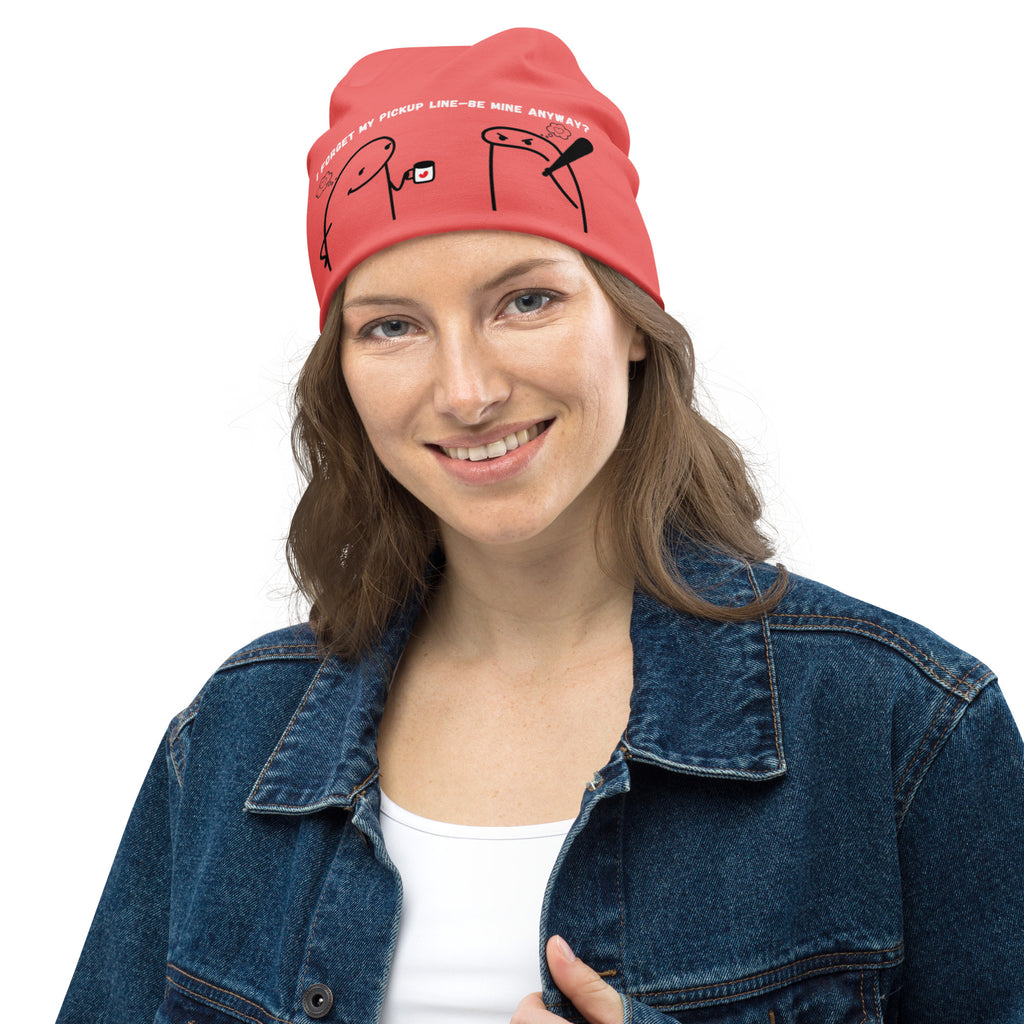 Lost Words, Found Hearts - Stylish Love Beanie - L - Beanies