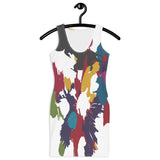 Abstract Elegance - Capture Her Essence in Every Shade - - Bodycon dresses