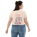 Gift Love – Romantic Expression Tee by Giftomory - - Crop Tee