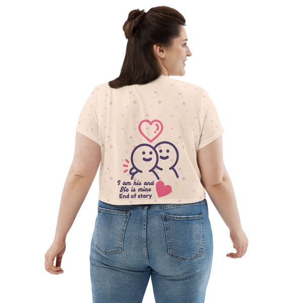 Gift Love – Romantic Expression Tee by Giftomory - - Crop Tee