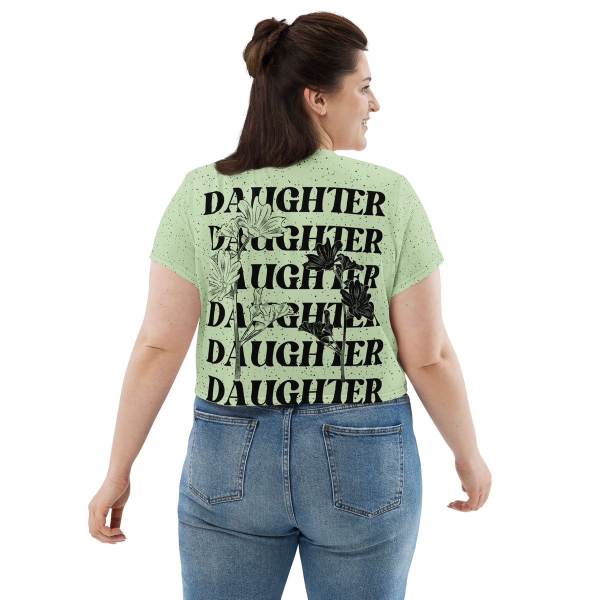 Daughter by Birth – Crop Tee Gift for Her - - Crop Tee