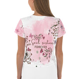 Forever Sisters – Watercolor Crop Top Gift - - Crop Tee