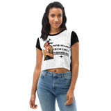 Gift True Love – Vintage Romance Crop Top by Giftomory - 2XL - Crop Tee