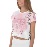 Forever Sisters – Watercolor Crop Top Gift - - Crop Tee