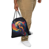 Rainbow Dreams - Celestial Beauty on the Go - - Drawstring Bags