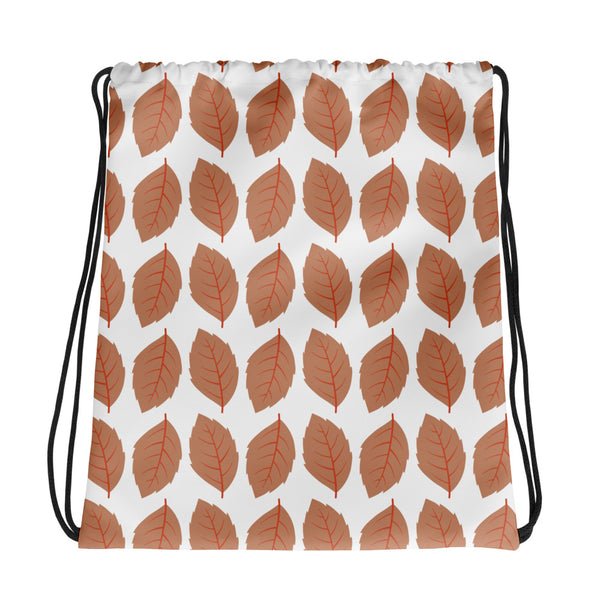 Autumn Elegance Drawstring Delight - - Drawstring Bag