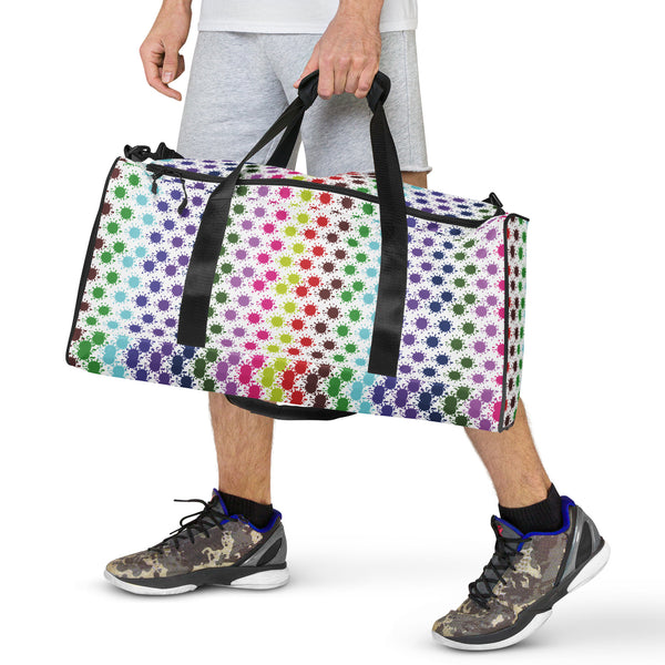 Radiant Spectrum Allover Design Duffle Bag - - Duffle Bag