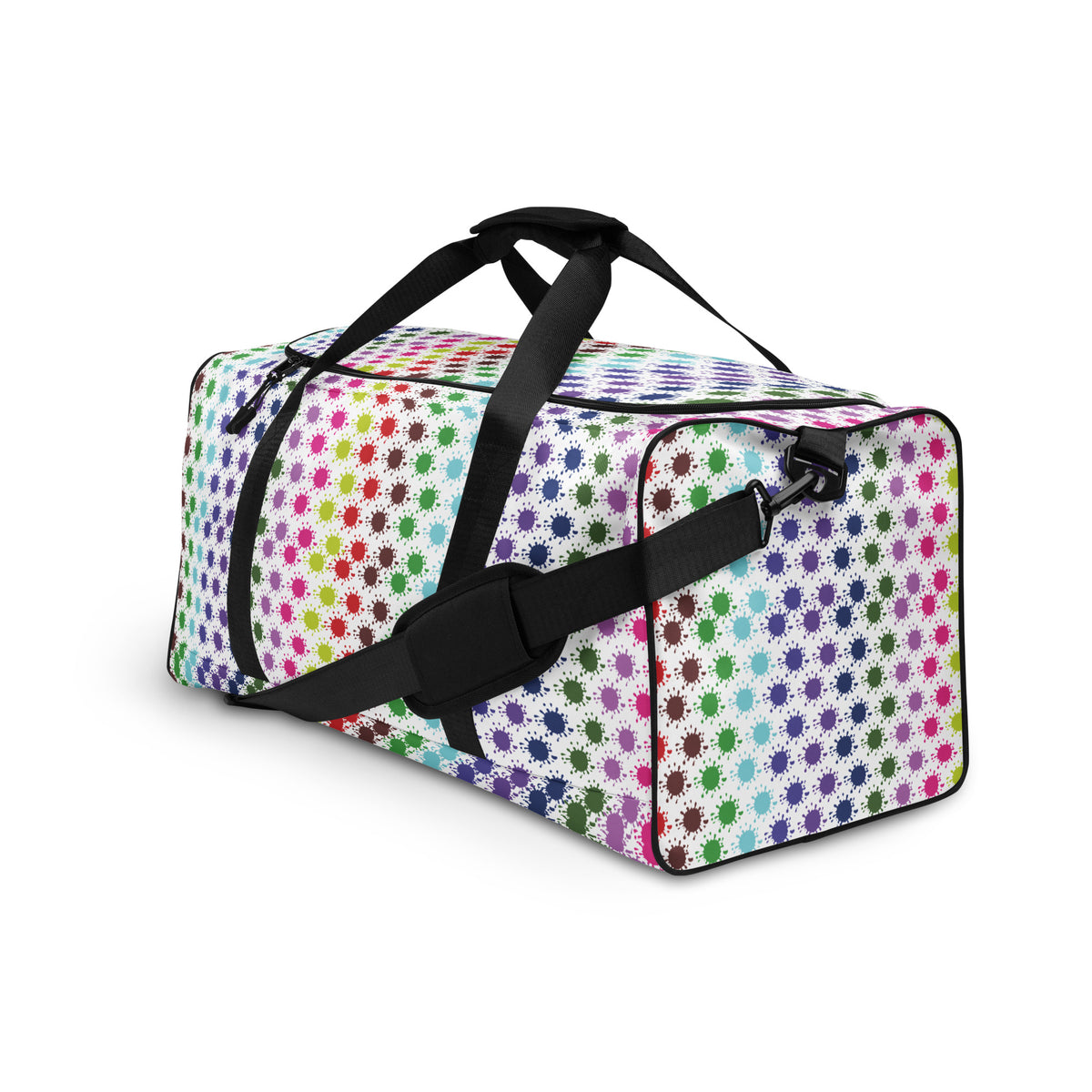 Radiant Spectrum Allover Design Duffle Bag - - Duffle Bag