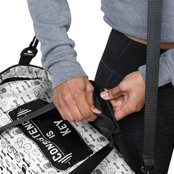 Consistency Counts - Your New Workout Companion - - Duffel Bags