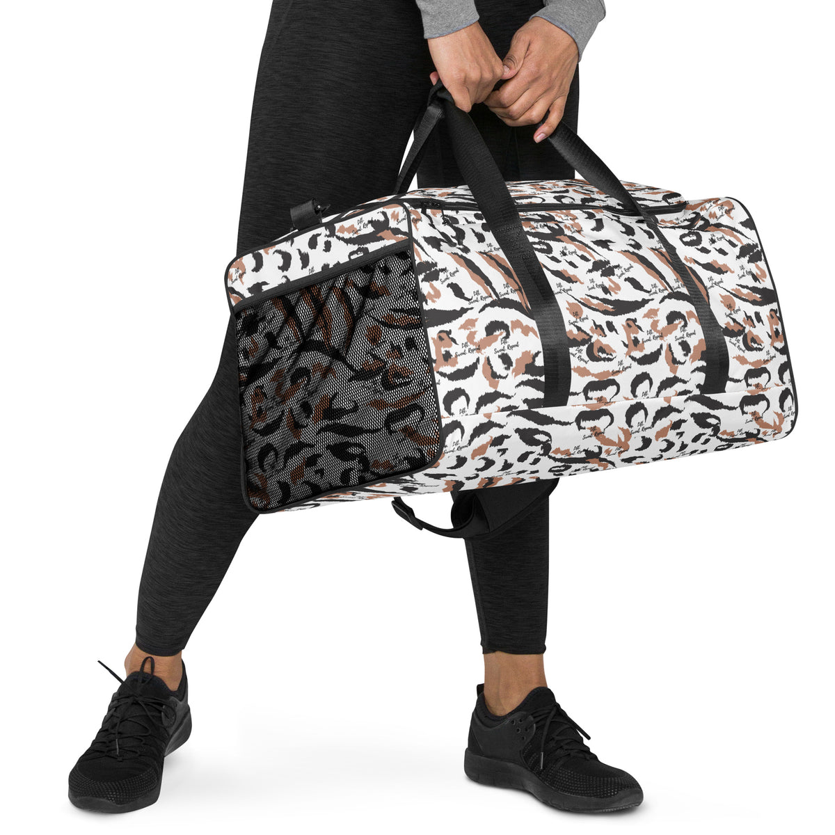 Stay Motivated - The 'Lift, Sweat, Repeat' Gym Duffle - - Duffle Bag