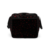 Heavenly Patterns - Red Constellation Travel Companion - - Duffel Bags