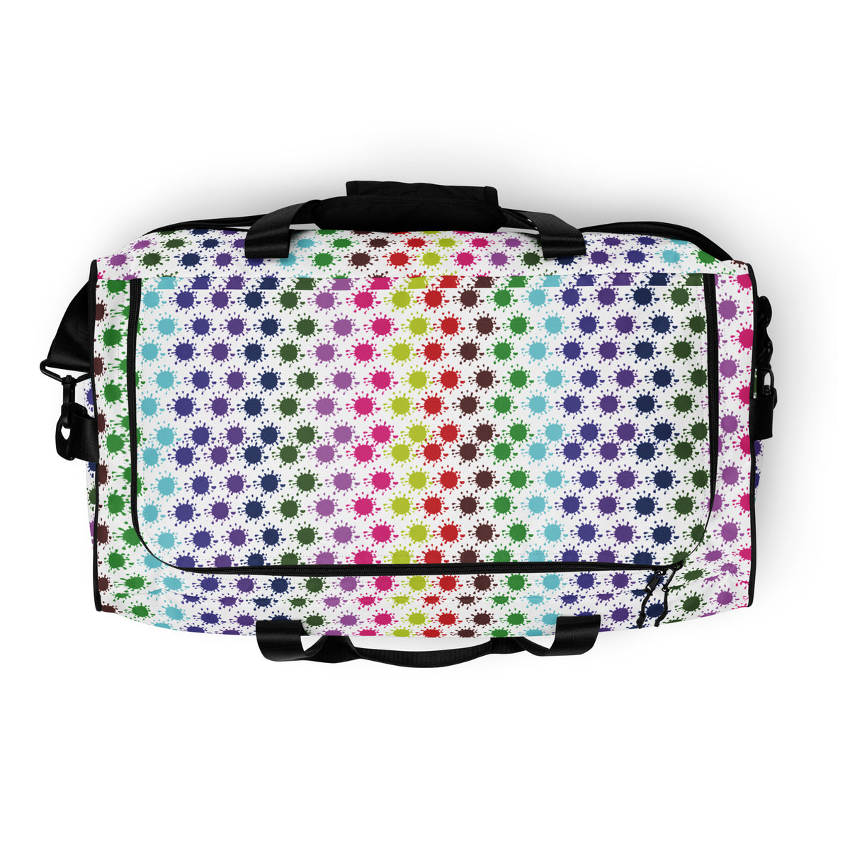 Radiant Spectrum Allover Design Duffle Bag - - Duffle Bag