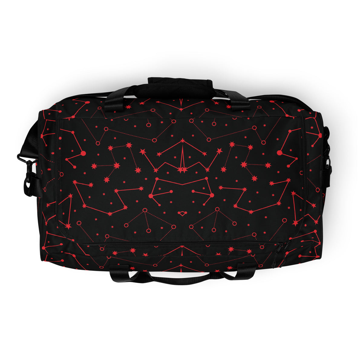 Heavenly Patterns - Red Constellation Travel Companion - - Duffel Bags