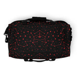 Heavenly Patterns - Red Constellation Travel Companion - - Duffel Bags