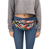 Vibrant Swirls Fanny Pack - A Splash of Colorful Memories - - Fanny Packs