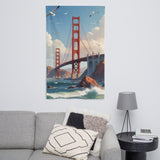 Golden Gate Serenity - A Flag of Memories - - Flags