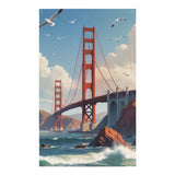 Golden Gate Serenity - A Flag of Memories - - Flags