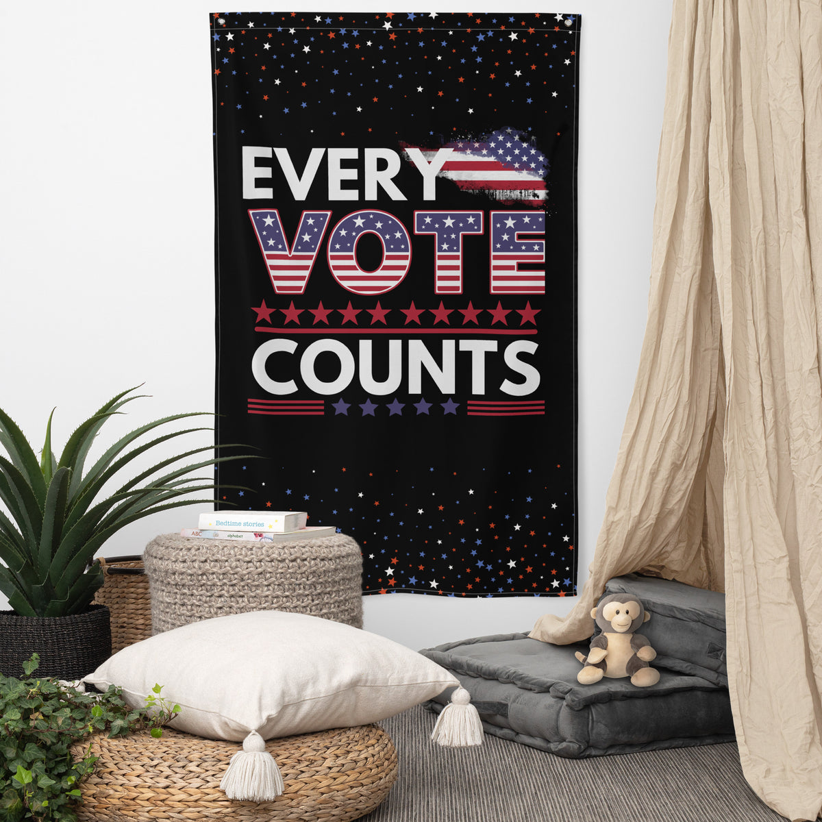 Every Vote Counts - Patriotic Flag Design - Default Title - Flags