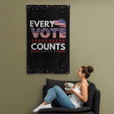 Every Vote Counts - Patriotic Flag Design - - Flags