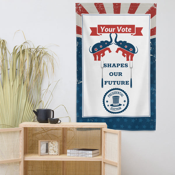 Shape the Future - Patriotic Voting Flag - - Flags