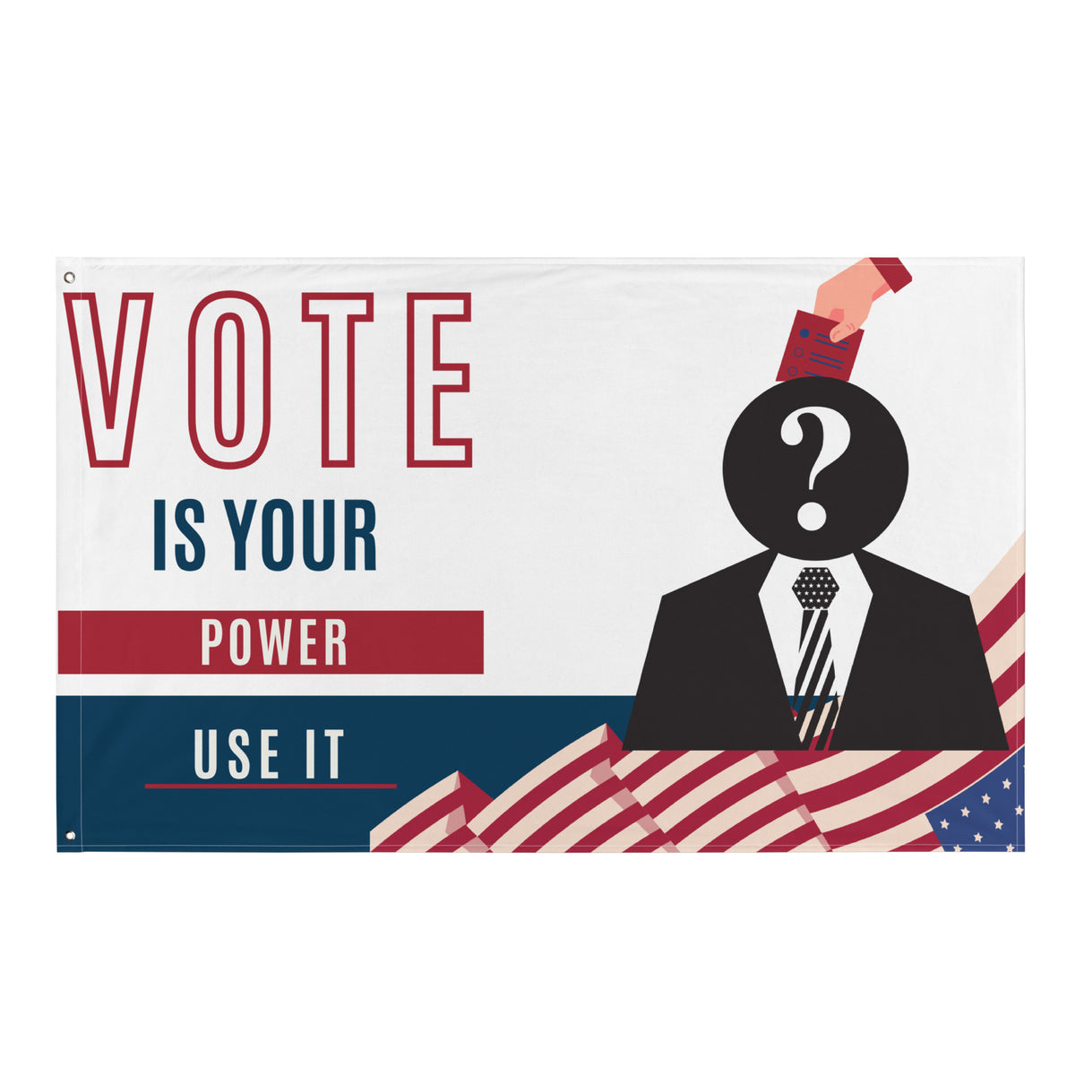 Empower Your Voice - Vote Flag for Change - - Flags