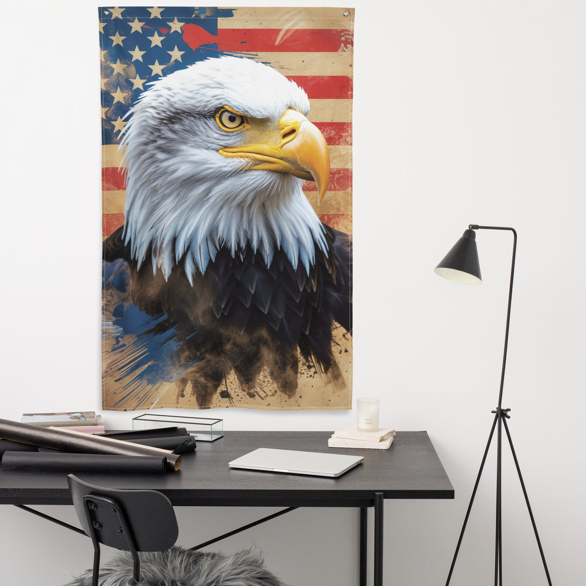 Proud Eagle Flag – A Powerful Gift for Veterans - Default Title - Printed Flags