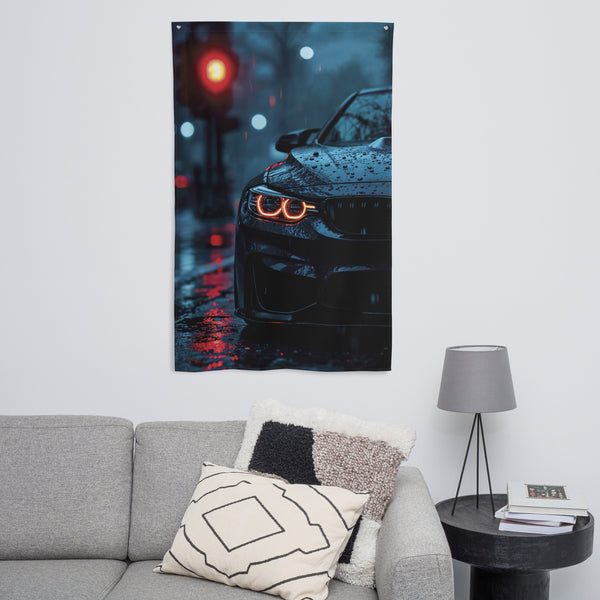 Moody Car Flag Gift – Speed Meets Memory - - Flags