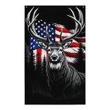 Bold Patriot Gift Flag – Deer & Glory in One - Default Title - Flags