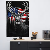 Bold Patriot Gift Flag – Deer & Glory in One - - Flags