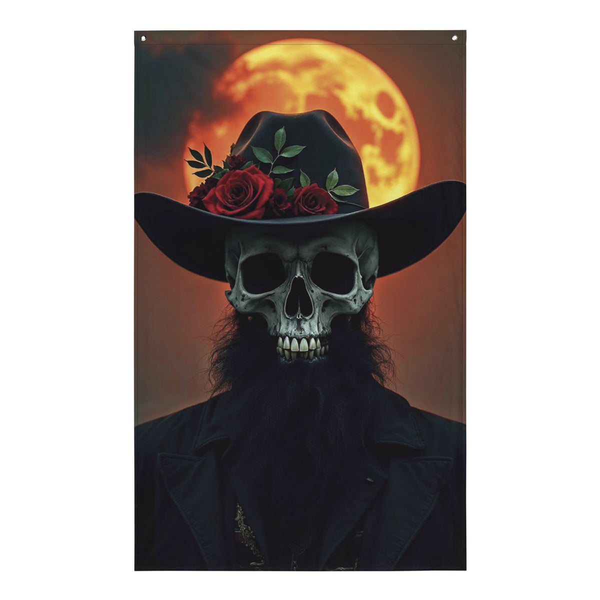 Cowboy Moon Flag – Gift Dark Aesthetic Vibes - Default Title - Flags