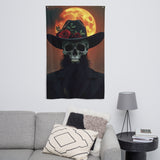 Cowboy Moon Flag – Gift Dark Aesthetic Vibes - - Flags