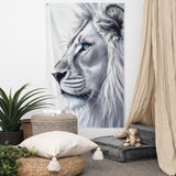 A Fierce and Serene Gift – Lion Wall Flag - Default Title - Printed Flags