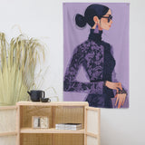 Purple Lady Flag – Elevate Her Wall Decor - Default Title - Printed Flags