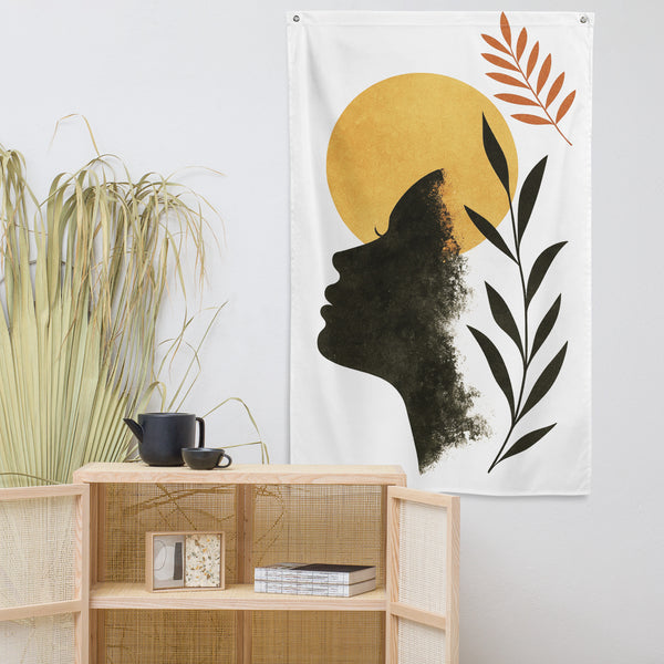Golden Glow Flag – A Soulful Gift for Women - Default Title - Printed Flags
