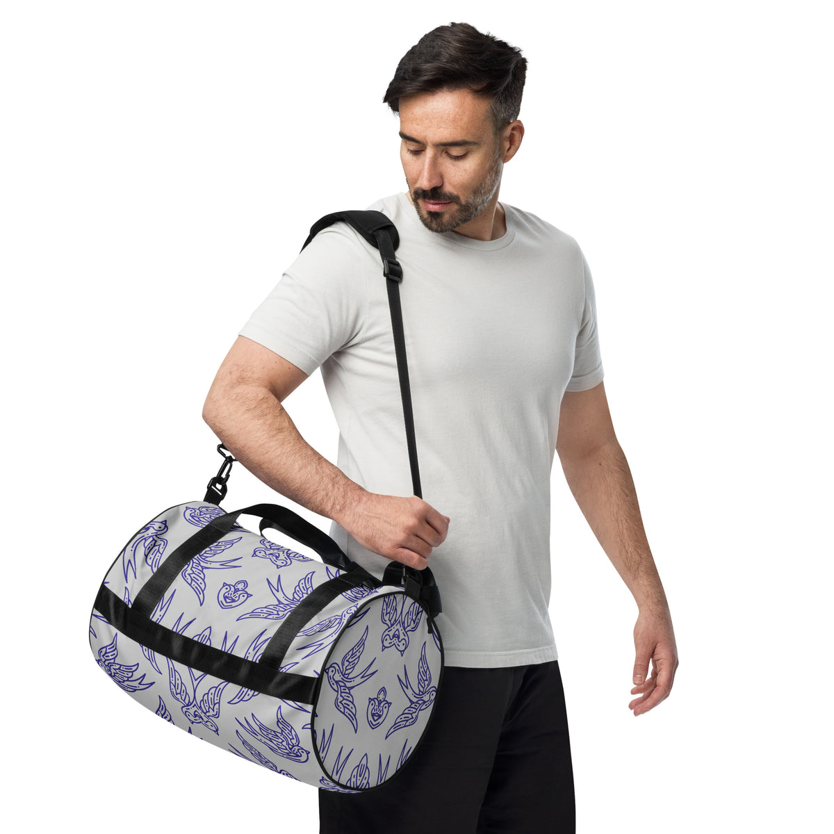 A Symphony of Flight - Birds in Motion Gym Bag - - Gym Bags