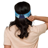 Blue Labyrinth - Geometric Bliss - - Headbands