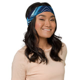 Blue Labyrinth - Geometric Bliss - - Headbands