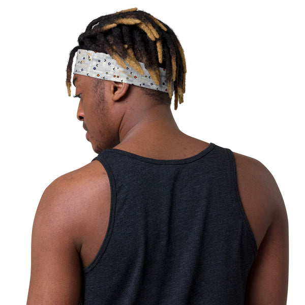 Dynamic Shapes - Trendy All-Over Print Headband - - Headbands