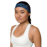 Galactic Swirl - Athletic Style Meets Cosmos - - Headbands