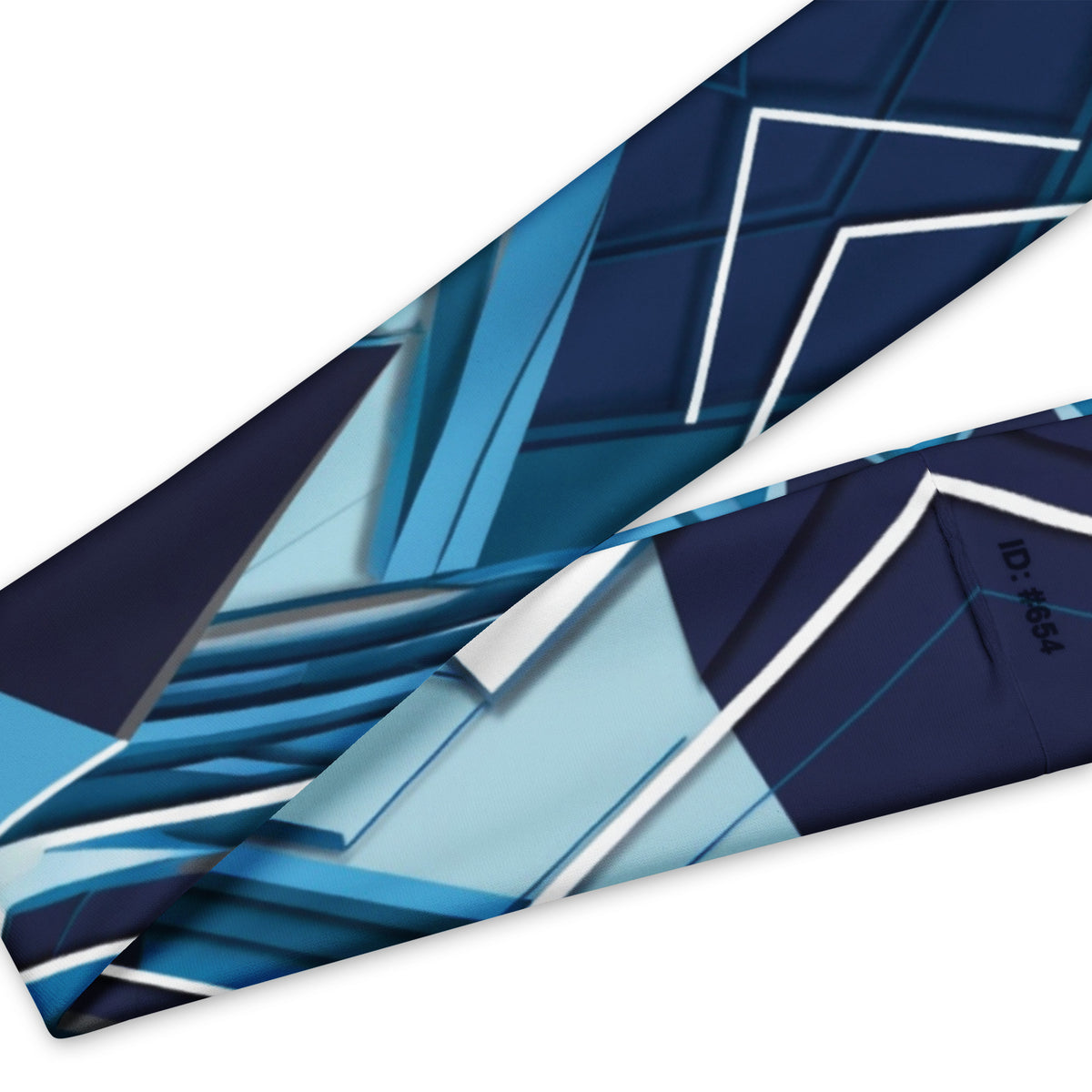 Blue Labyrinth - Geometric Bliss - - Headbands