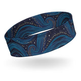 Galactic Swirl - Athletic Style Meets Cosmos - - Headbands