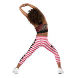 Gift Boldness – Superpower Stripes Kids Leggings - - Leggings