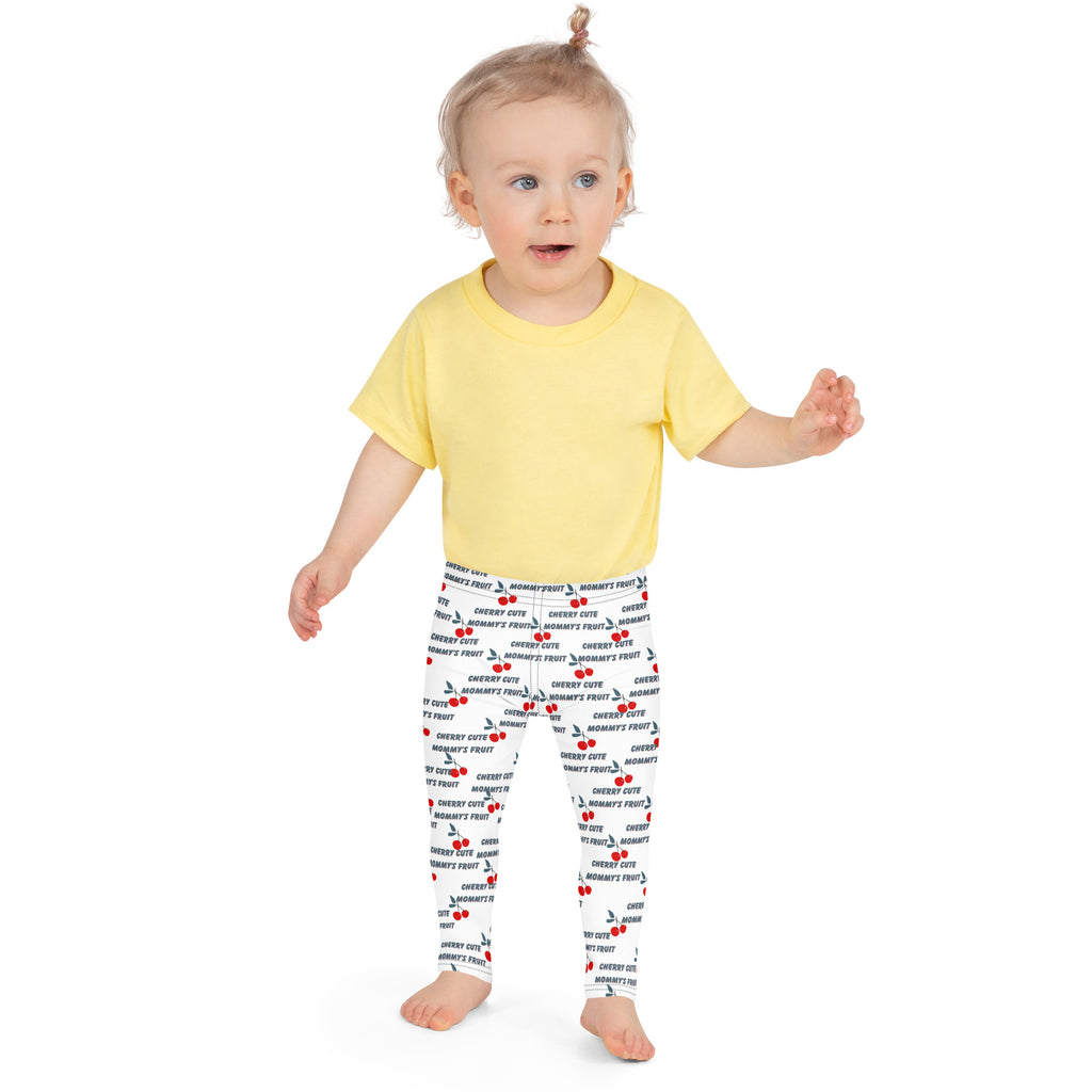 Sweet Cherries & Mommy’s Kisses Kids Leggings - 7 - Leggings